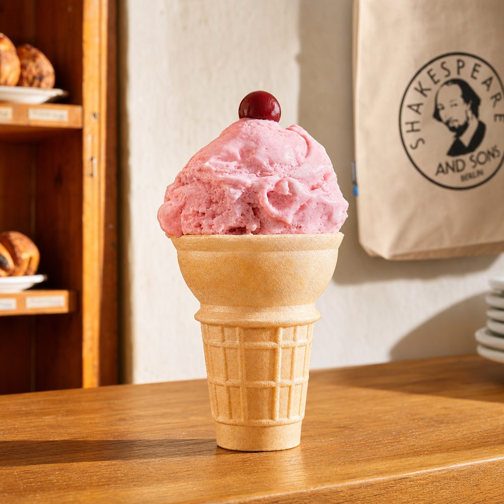 Kids scoop Cake cone, Sugar Cone, or Dish.
